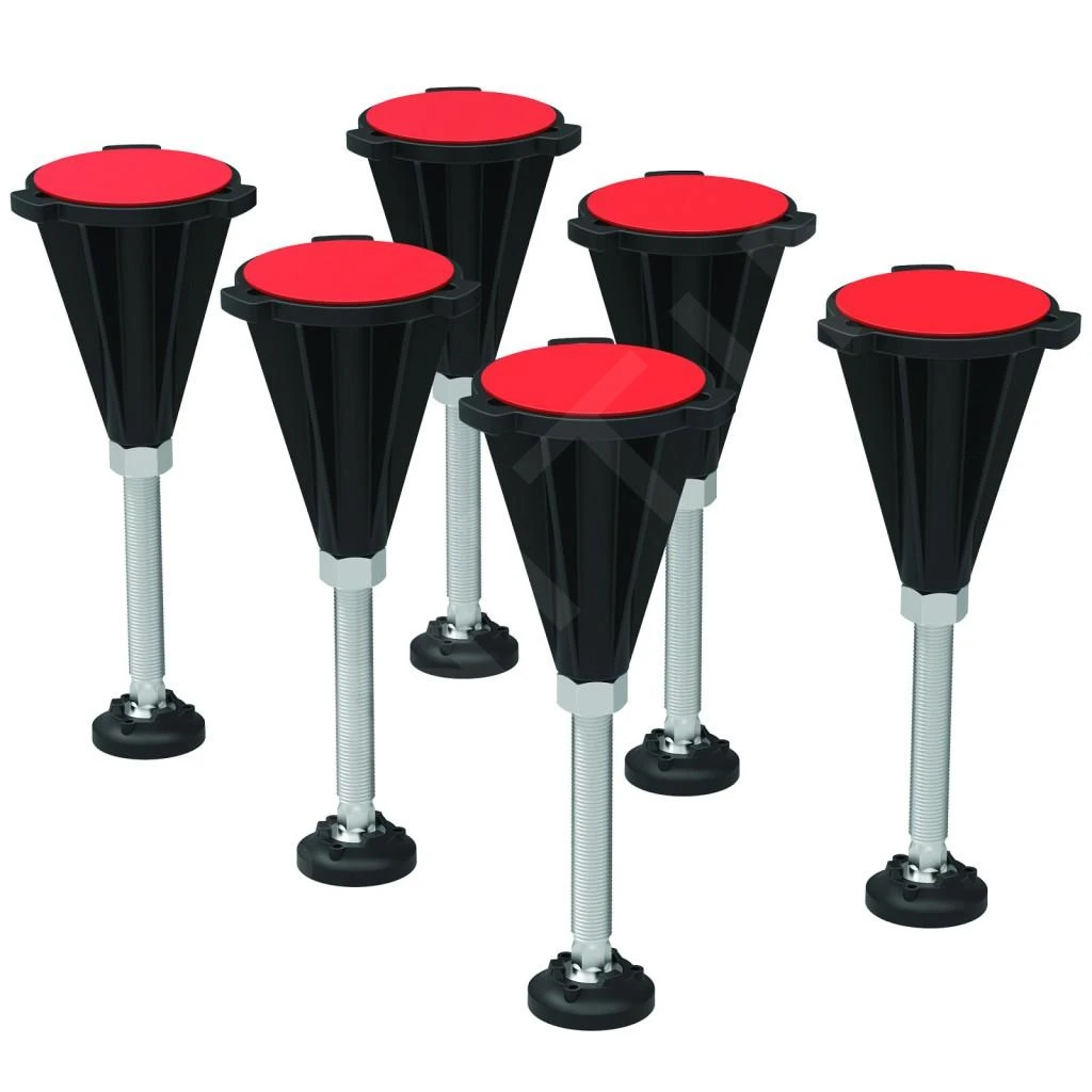 Ideal Standard Ultra Flat S - Poten Voor Douchebak, Chroom/zwart K936467 2 Ideal Standard Ultra Flat S - Poten Voor Douchebak, Chroom/zwart K936467 - Afbeelding 2