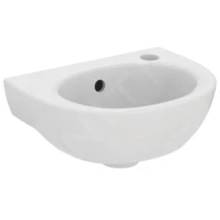 Ideal Standard Eurovit - Fontein 350x260 Mm, Met Overloop, Kraangat Rechts, Wit E871601