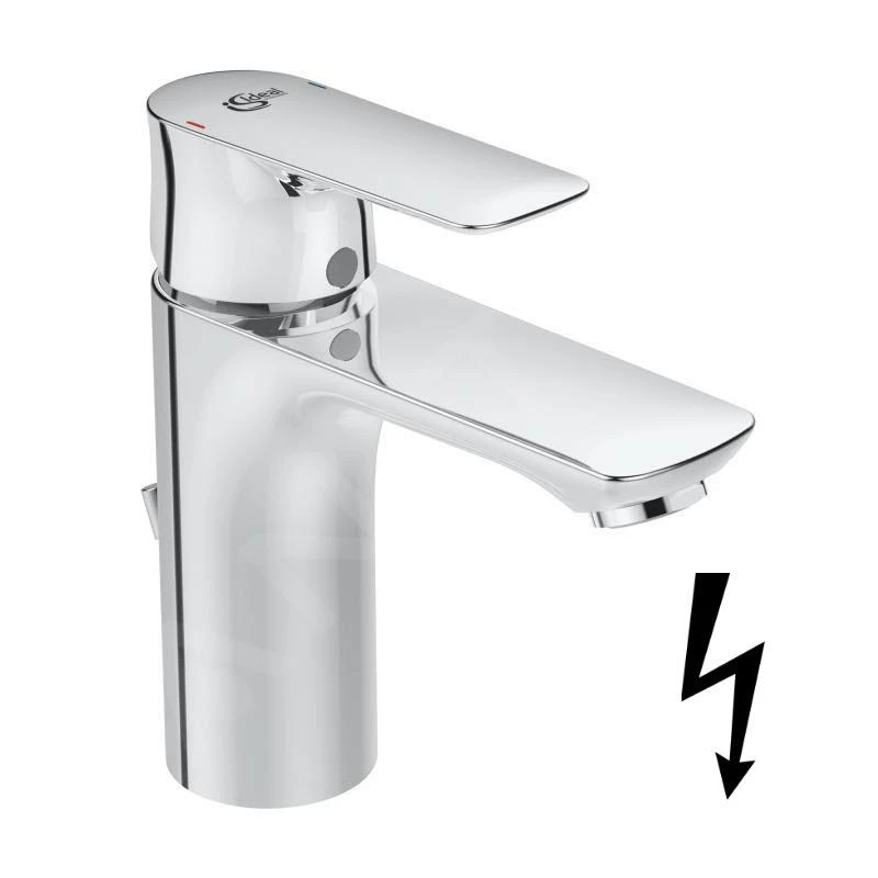 Ideal Standard Connect Air - Wastafelkraan Met Waste, Chroom A7022AA 1 Ideal Standard Connect Air - Wastafelkraan Met Waste, Chroom A7022AA