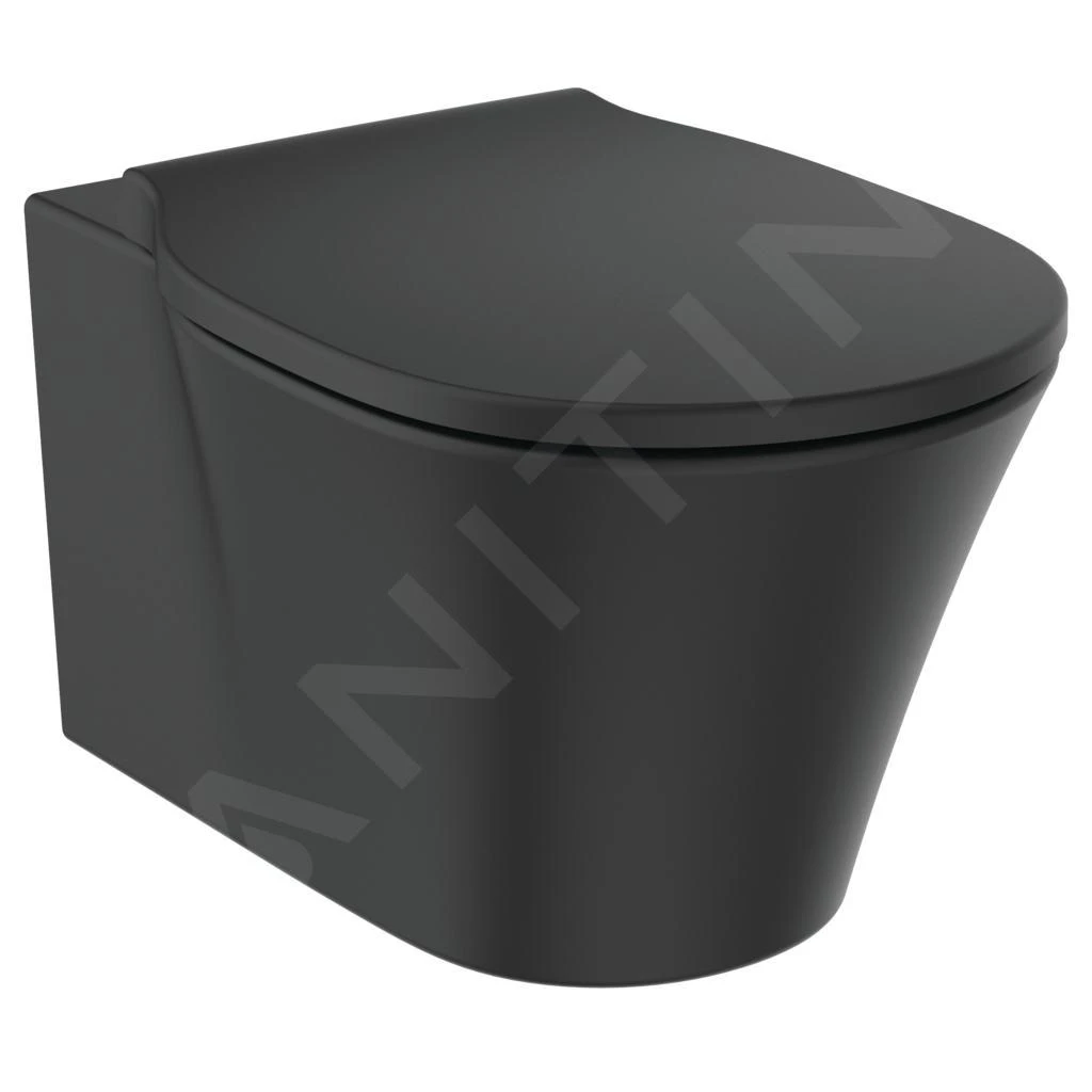 Ideal Standard Connect Air - Hangend Toilet Rimless, Zwart E2288V3 3 Ideal Standard Connect Air - Hangend Toilet Rimless, Zwart E2288V3 - Afbeelding 3