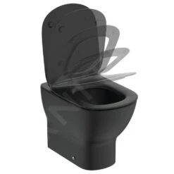 Ideal Standard Tesi - Staand Toilet Met Soft-Close Wc Bril, Horizontale Afvoer, AquaBlade, Zwart T3536V3 -Ideal Standard Verkoopwinkel 8fec6be25468b040d48454bb