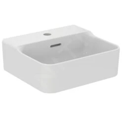 Ideal Standard Conca Ceram - Opzetfontein 400x350 Mm, Met Overloop, Met Kraangat, Wit T387601