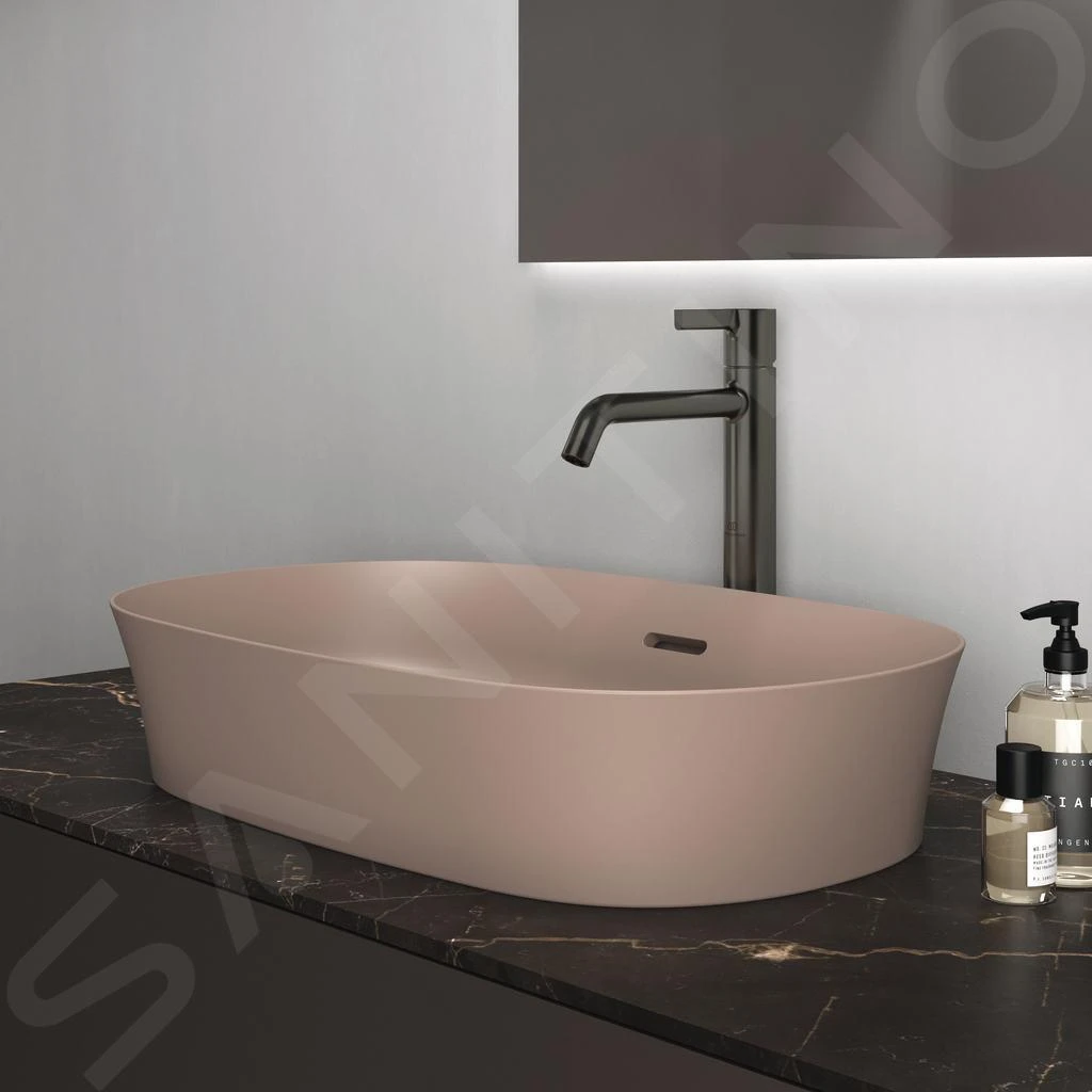 Ideal Standard Ipalyss - Opbouw Wastafel, 600x380 Mm, Met Overloop, Kashmir E1397V4 5 Ideal Standard Ipalyss - Opbouw Wastafel, 600x380 Mm, Met Overloop, Kashmir E1397V4 - Afbeelding 5