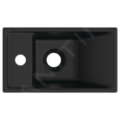 Ideal Standard Tempo - Fontein 370x210 Mm, Zonder Overloop, Kraangat Links, Zwart E2113V3 -Ideal Standard Verkoopwinkel 9571fb63f68c2d50d81e47bb