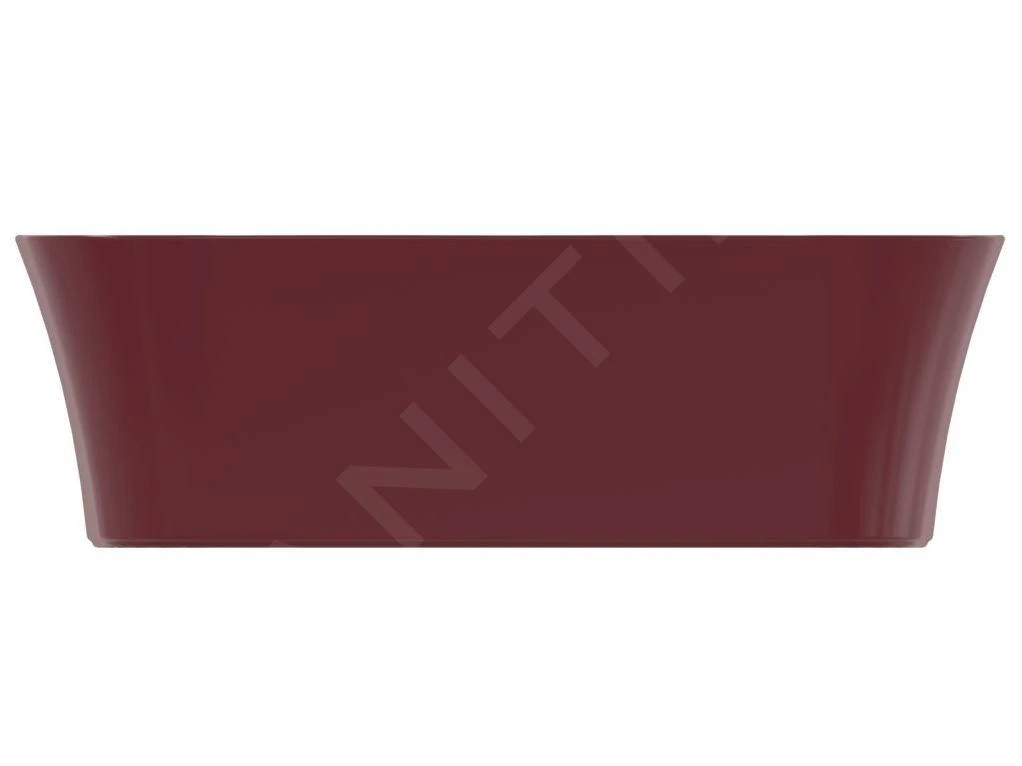 Ideal Standard Ipalyss - Opbouw Wastafel, 550x380 Mm, Zonder Overloop, Pomegranate E2076V6 3 Ideal Standard Ipalyss - Opbouw Wastafel, 550x380 Mm, Zonder Overloop, Pomegranate E2076V6 - Afbeelding 3