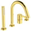 Ideal Standard Joy - Badkraan Voor Badrandmontage, 4-gats, Brushed Gold BC789A2