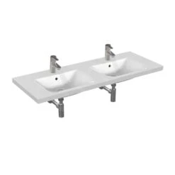 Ideal Standard Connect - Dubbele Wastafel 1300x490x175 Mm, Wit E813601 6 Ideal Standard Connect - Dubbele Wastafel 1300x490x175 Mm, Wit E813601 -Ideal Standard Verkoopwinkel 9d85afefa037e651a5e730a4