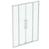 Ideal Standard I.Life - Douche Schuifdeur, Vierdelige, 1500 Mm, Silver Bright/helder Glas T4951EO