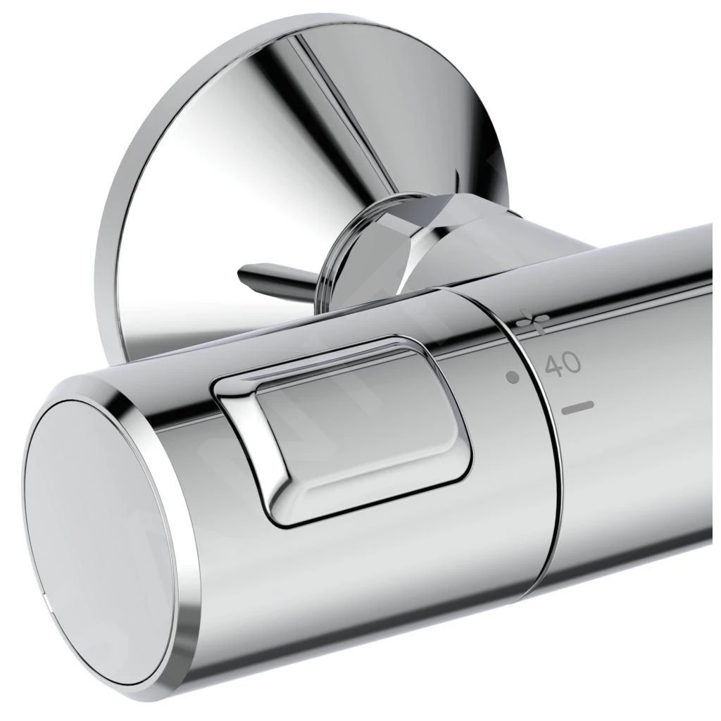 Ideal Standard CeraTherm - Doucheset Met Thermostaat, 300x200 Mm, 3jets, Chroom A7701AA 3 Ideal Standard CeraTherm - Doucheset Met Thermostaat, 300x200 Mm, 3jets, Chroom A7701AA - Afbeelding 3