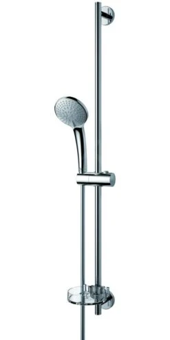 Ideal Standard Idealrain - Set Met Handdouche 100, 3 Straalsoorten, Douchestang En Doucheslang, Chroom B9417AA