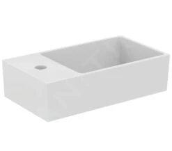 Ideal Standard Extra - Opzetfontein 450x250 Mm, Met Overloop, Met Kraangat Links, Wit T392001