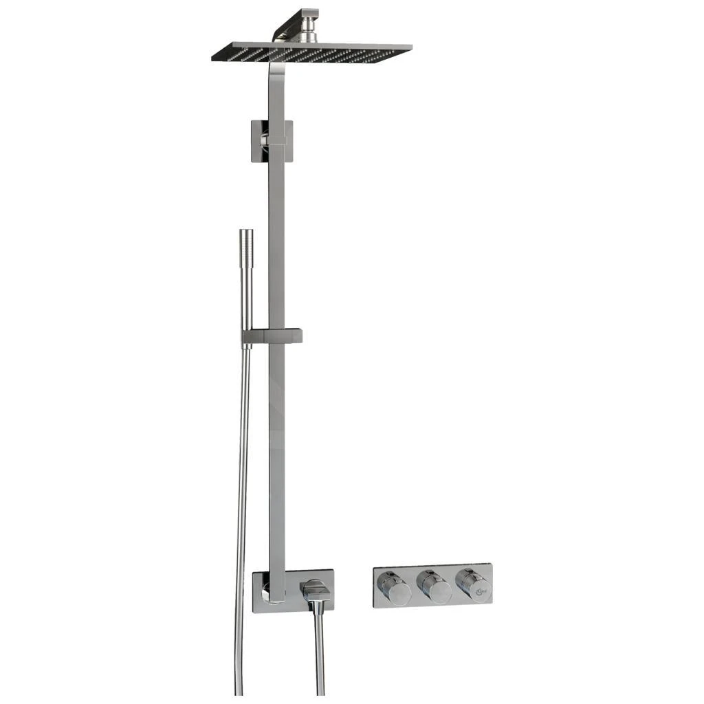 Ideal Standard Archimodule - Doucheset 300 Met Inbouwthermostaat, 1jet, Chroom A1558AA 1 Ideal Standard Archimodule - Doucheset 300 Met Inbouwthermostaat, 1jet, Chroom A1558AA