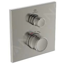 Ideal Standard CeraTherm Navigo - Inbouwthermostaat, Opbouwdeel, Silver Storm A7301GN