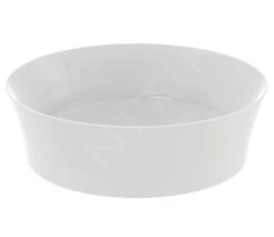 Ideal Standard Ipalyss - Opbouw Wastafel, Diameter 400 Mm, Zonder Overloop, Mat Wit E1398V1