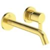 Ideal Standard Joy - Inbouw Wastafelkraan, Uitloop 180 Mm, 2-gats, Brushed Gold A7378A2