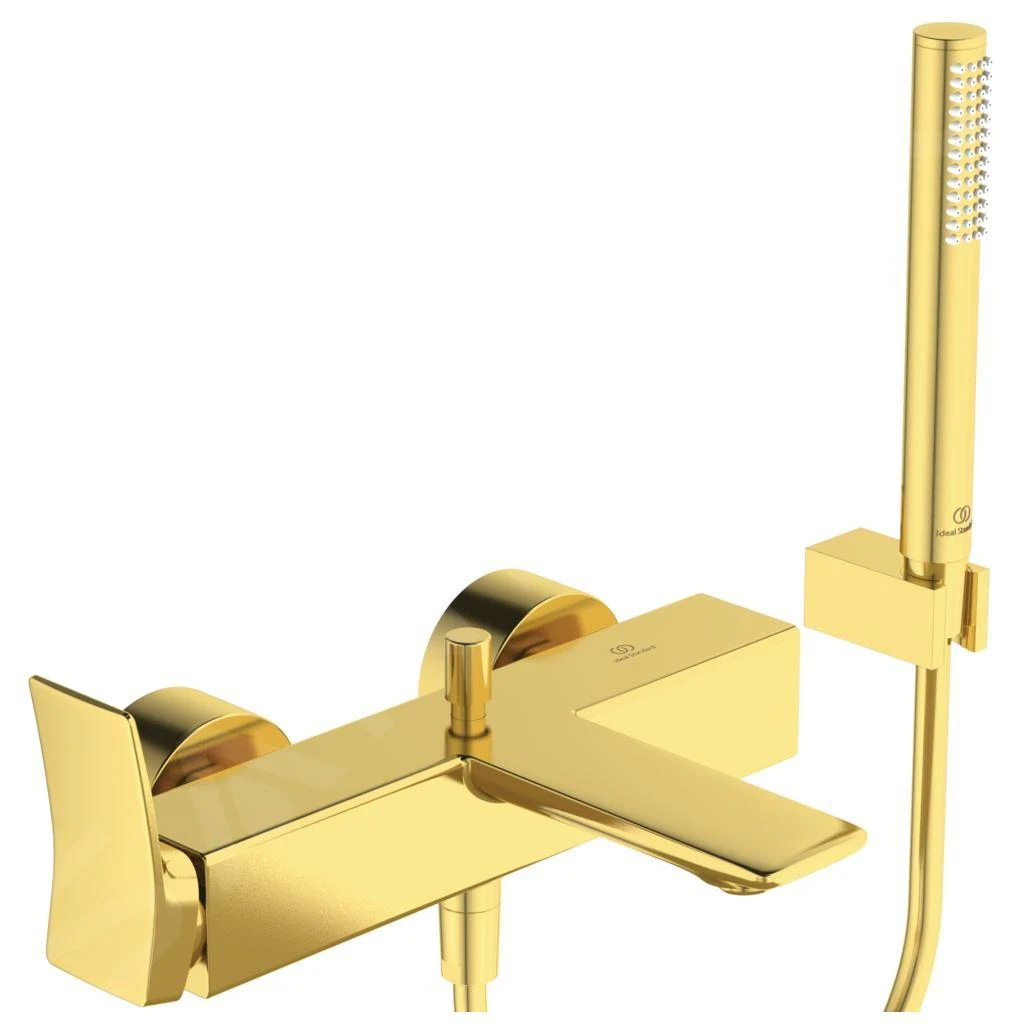Ideal Standard Conca Tap - Badkraan Met Accessoires, Brushed Gold BC763A2 1 Ideal Standard Conca Tap - Badkraan Met Accessoires, Brushed Gold BC763A2