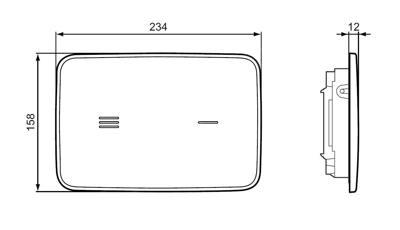 Ideal Standard Altes - Elektronisch Bedieningspaneel NT1, Wit R0130AC 2 Ideal Standard Altes - Elektronisch Bedieningspaneel NT1, Wit R0130AC - Afbeelding 2