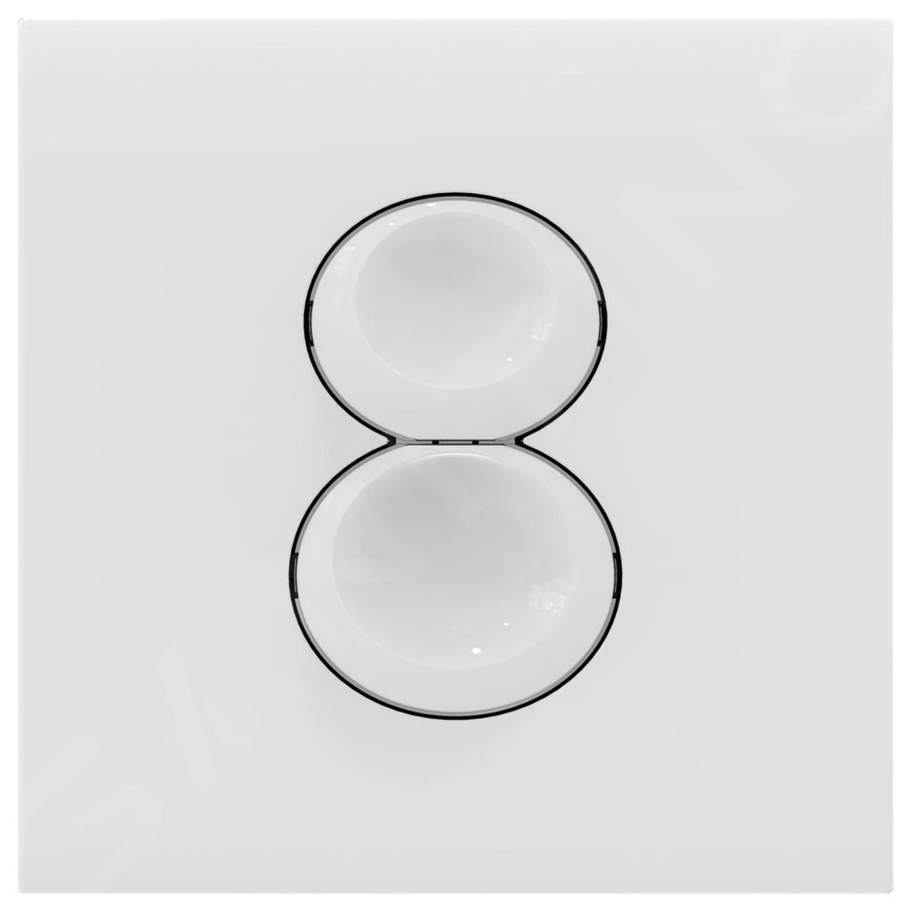 Ideal Standard Septa Pro - Bedieningspaneel P4, Wit R0136AC 1 Ideal Standard Septa Pro - Bedieningspaneel P4, Wit R0136AC