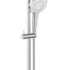 Ideal Standard Idealrain Evo Jet - Glijstangset Met Circle Handdouche, 3 Stralen, Chroom B1761AA
