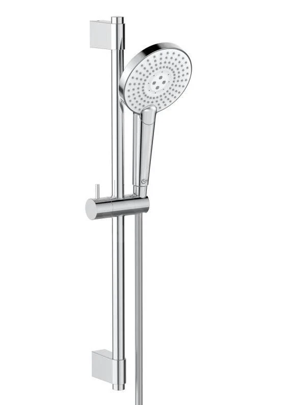 Ideal Standard Idealrain Evo Jet - Glijstangset Met Circle Handdouche, 3 Stralen, Chroom B1761AA 1 Ideal Standard Idealrain Evo Jet - Glijstangset Met Circle Handdouche, 3 Stralen, Chroom B1761AA