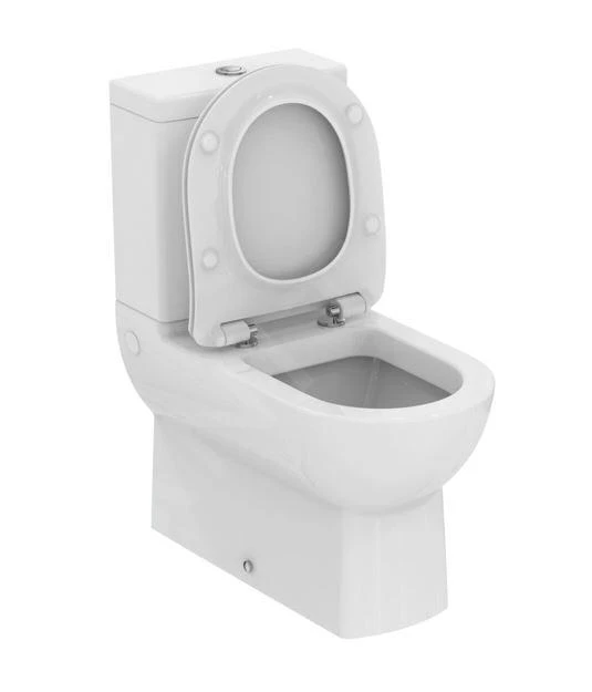 Ideal Standard Eurovit - Duobloktoilet Met Wc Zitting, Wit T443501 3 Ideal Standard Eurovit - Duobloktoilet Met Wc Zitting, Wit T443501 - Afbeelding 3