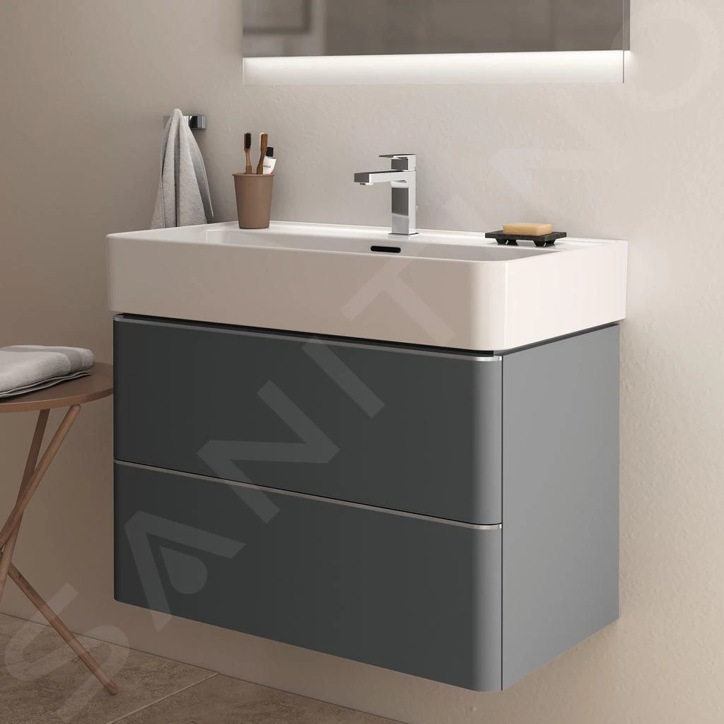 Ideal Standard Strada II - Wastafel 800x430 Mm, Met Overloop, Met Kraangat, Wit T300101 5 Ideal Standard Strada II - Wastafel 800x430 Mm, Met Overloop, Met Kraangat, Wit T300101 - Afbeelding 5