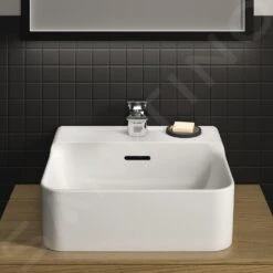 Ideal Standard Conca Ceram - Opzetfontein 400x350 Mm, Met Overloop, Met Kraangat, Wit T387601 -Ideal Standard Verkoopwinkel c07ff6d50b2bdefefbd3b54c