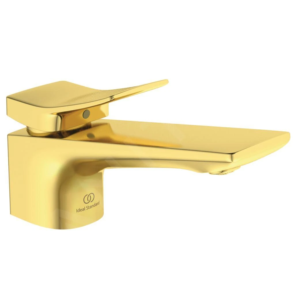 Ideal Standard Conca Tap - Wastafelkraan Met Waste, Brushed Gold BC753A2 1 Ideal Standard Conca Tap - Wastafelkraan Met Waste, Brushed Gold BC753A2