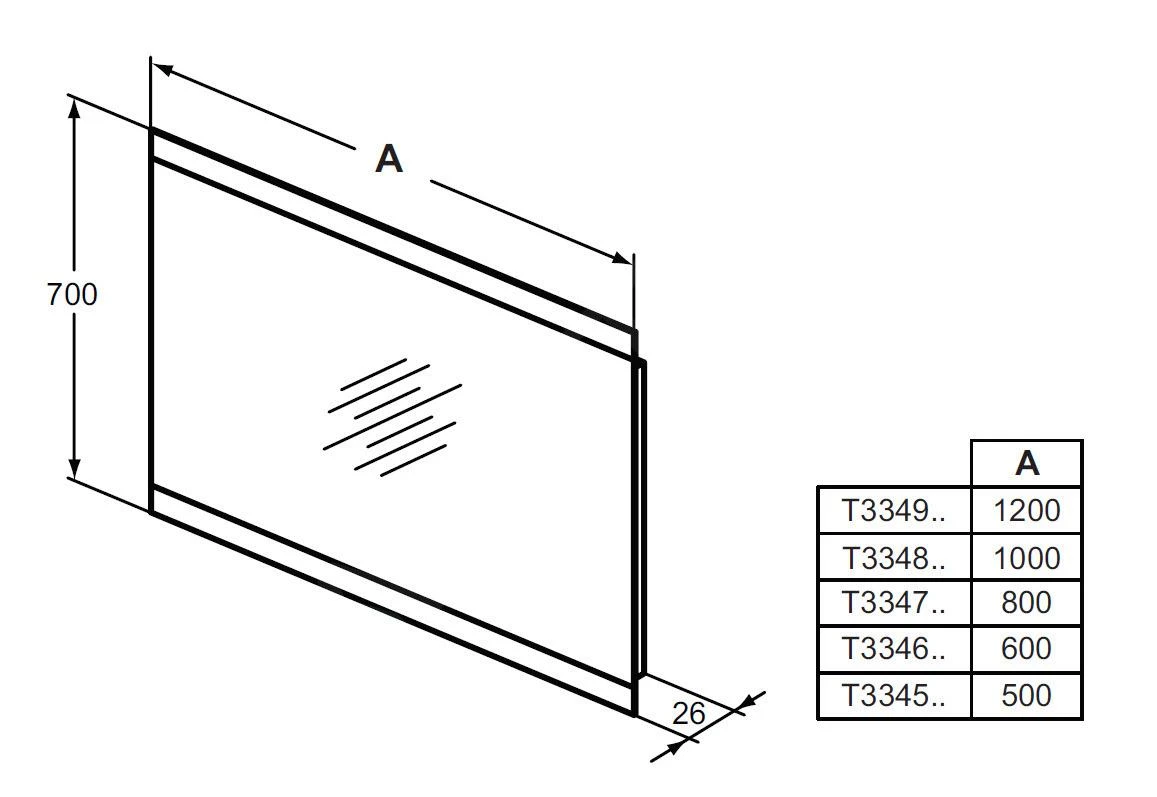 Ideal Standard Mirror&Light - Spiegel 600x700 Mm Met Dubbelzijdige LED Sfeerverlichting T3346BH 2 Ideal Standard Mirror&Light - Spiegel 600x700 Mm Met Dubbelzijdige LED Sfeerverlichting T3346BH - Afbeelding 2