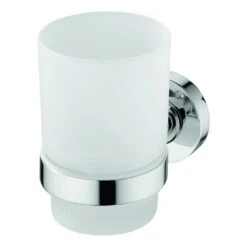 Ideal Standard IOM - Bekerhouder Met Beker, Chroom/mat Glas A9120AA