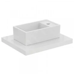 Ideal Standard Tempo - Opbouw Fontein, 370x210 Mm, Zonder Overloop, 1 Kraangat Rechts, Wit E210901 -Ideal Standard Verkoopwinkel c8519e6a58fb47e2de85f0eb