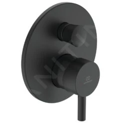 Ideal Standard CeraLine - Inbouwkraan Voor 2 Uitgangen, Zwart A7389XG