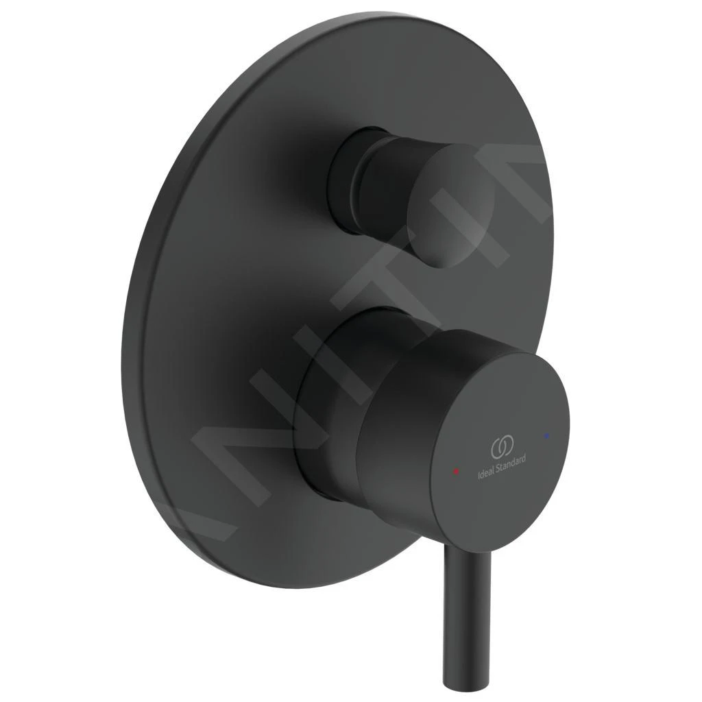 Ideal Standard CeraLine - Inbouwkraan Voor 2 Uitgangen, Zwart A7389XG 1 Ideal Standard CeraLine - Inbouwkraan Voor 2 Uitgangen, Zwart A7389XG