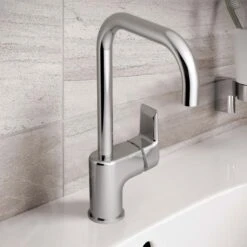 Ideal Standard Tesi - Eengreeps Wastafelkraan, Met Draaibare Uitloop En Waste, Chroom A6571AA -Ideal Standard Verkoopwinkel cca340181c97ca74b55a9e6e