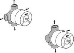Ideal Standard CeraTherm - Inbouwdeel 1 Voor Meerwegkranen 4/3, Neutraal A2391NU -Ideal Standard Verkoopwinkel d144610c12836f4be8736f52