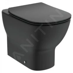 Ideal Standard Tesi - Staand Toilet Met Soft-Close Wc Bril, Horizontale Afvoer, AquaBlade, Zwart T3536V3 -Ideal Standard Verkoopwinkel d19dd1d985e9de7c3eab2d57