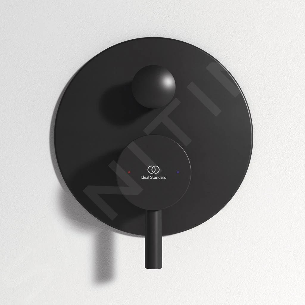 Ideal Standard CeraLine - Inbouwkraan Voor 2 Uitgangen, Zwart A7389XG 3 Ideal Standard CeraLine - Inbouwkraan Voor 2 Uitgangen, Zwart A7389XG - Afbeelding 3