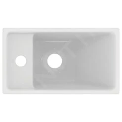 Ideal Standard Tempo - Fontein 370x210 Mm, Zonder Overloop, 1 Kraangat Links, Wit E211301 -Ideal Standard Verkoopwinkel d47756e79af48740f65b0da5