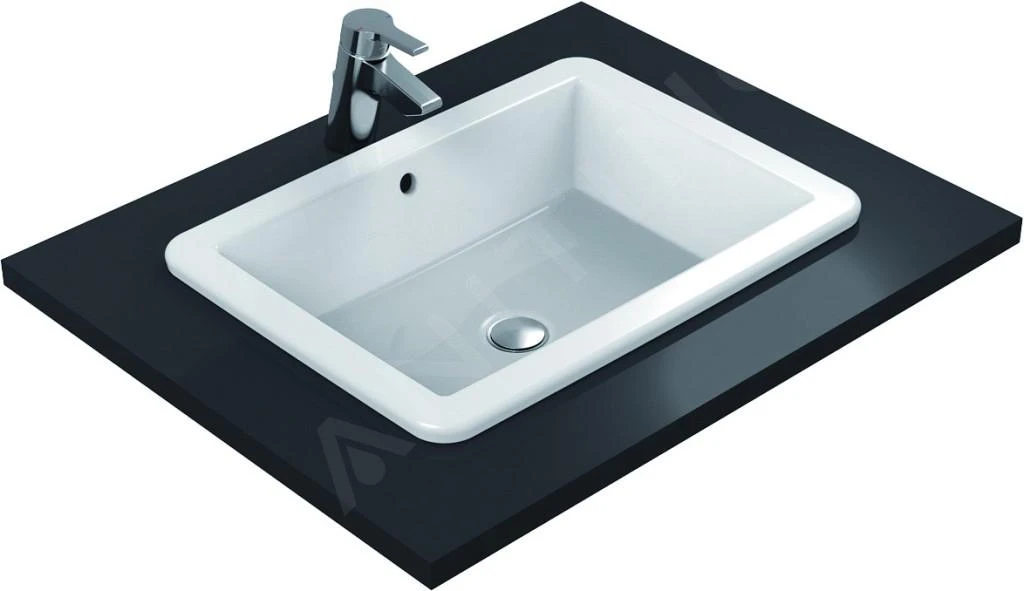 Ideal Standard Strada - Wastafel 595x440x180 Mm, Met Ideal Plus, Wit K0780MA 3 Ideal Standard Strada - Wastafel 595x440x180 Mm, Met Ideal Plus, Wit K0780MA - Afbeelding 3