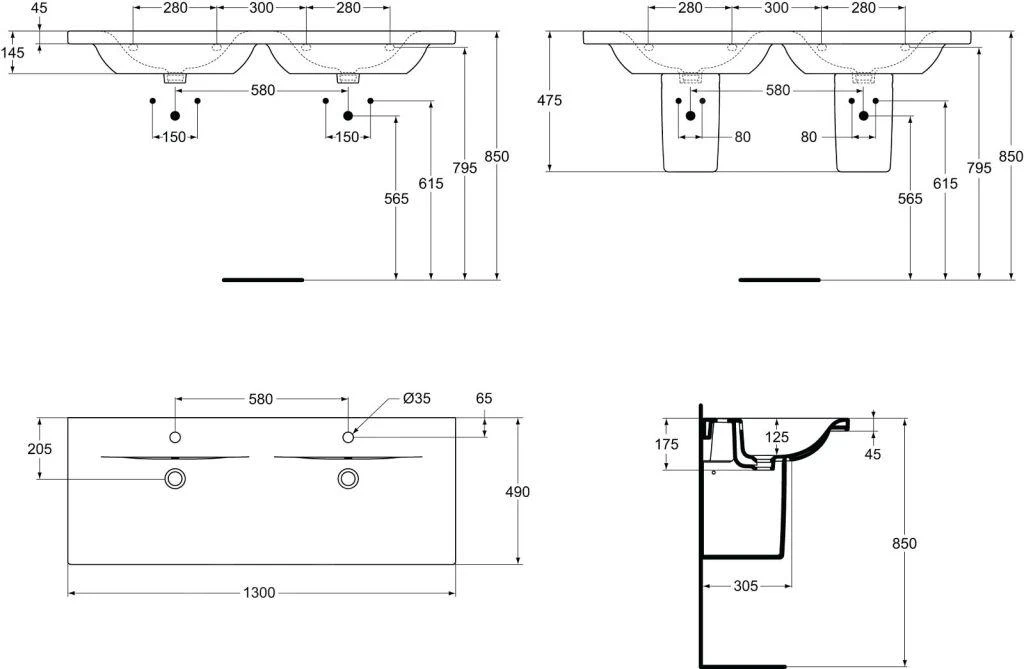 Ideal Standard Connect - Sifonkap Voor Wastafel, Wit E711301 2 Ideal Standard Connect - Sifonkap Voor Wastafel, Wit E711301 - Afbeelding 2