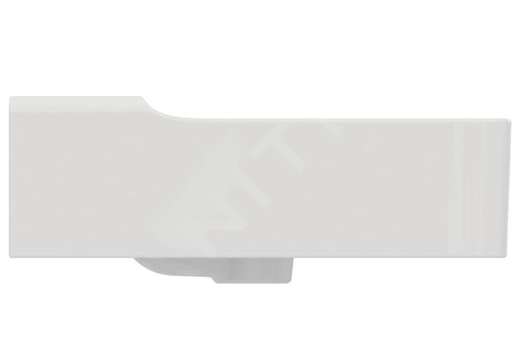 Ideal Standard Conca Ceram - Wastafel 600x450 Mm, Met Overloop, Met Kraangat, Wit T369101 3 Ideal Standard Conca Ceram - Wastafel 600x450 Mm, Met Overloop, Met Kraangat, Wit T369101 - Afbeelding 3