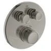 Ideal Standard CeraTherm Navigo - Inbouwthermostaat, Opbouwdeel, 2 Gebruikers, Silver Storm A7296GN
