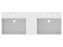 Ideal Standard Extra - Dubbele Wastafel Opbouw 1200x450 Mm, Met Overloop, 3 Met Kraangat, Wit T391401 5 Ideal Standard Extra - Dubbele Wastafel Opbouw 1200x450 Mm, Met Overloop, 3 Met Kraangat, Wit T391401 -Ideal Standard Verkoopwinkel dd5de33abc1883daf1c0eead