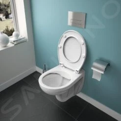 Ideal Standard ProSys - Toiletset- Inbouwreservoir, Closet, WC-zitting Eurovit, Oleas M1 Bedieningsplaat, Rimless, Softclose, Wit ProSys80M SP124 -Ideal Standard Verkoopwinkel e0d3078dcfd44056a074f6a2 1