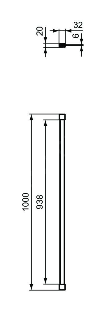 Ideal Standard Connect 2 - Bevestigingsarm, Chroom K9382VA 2 Ideal Standard Connect 2 - Bevestigingsarm, Chroom K9382VA - Afbeelding 2