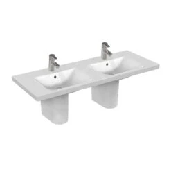 Ideal Standard Connect - Dubbele Wastafel 1300x490x175 Mm, Wit E813601