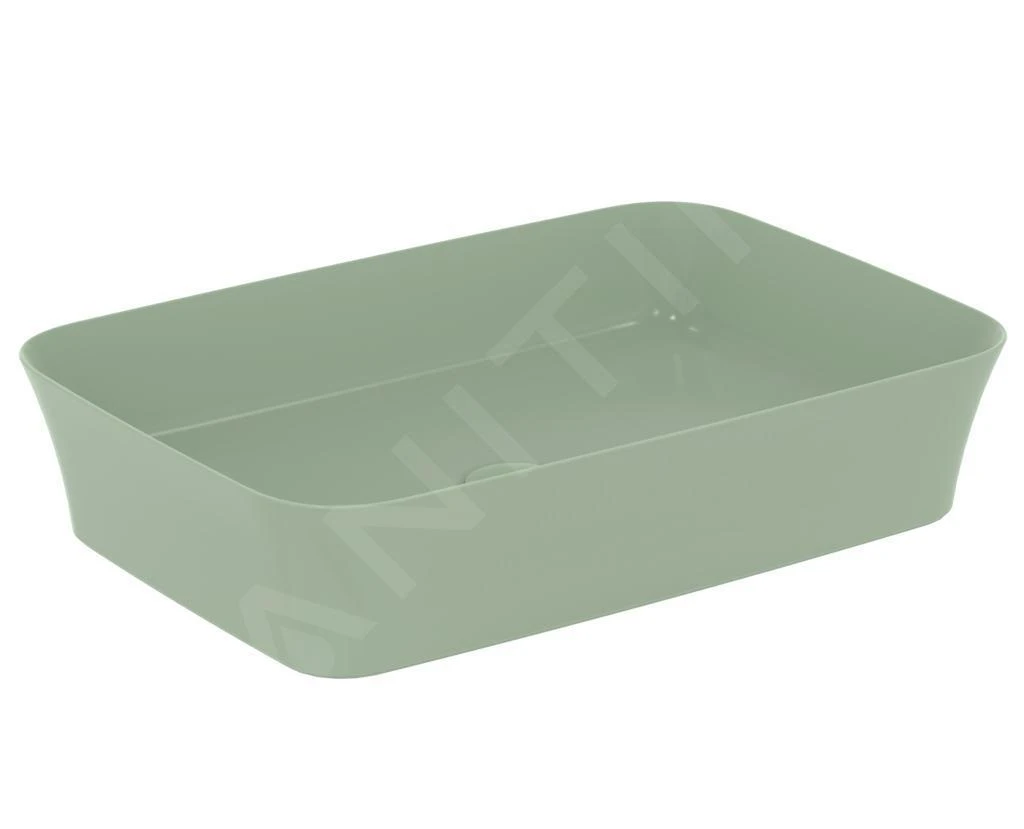 Ideal Standard Ipalyss - Opbouw Wastafel, 550x380 Mm, Zonder Overloop, Sage E2076X9 1 Ideal Standard Ipalyss - Opbouw Wastafel, 550x380 Mm, Zonder Overloop, Sage E2076X9
