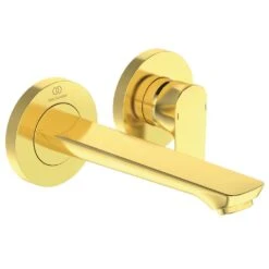 Ideal Standard Connect Air - Inbouw Wastafelkraan, 2-gats, Brushed Gold A7029A2