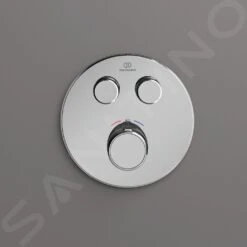 Ideal Standard CeraTherm Navigo - Inbouwthermostaat, Opbouwdeel, 2 Gebruikers, Chroom A7296AA -Ideal Standard Verkoopwinkel f250883502a075e6579e6476