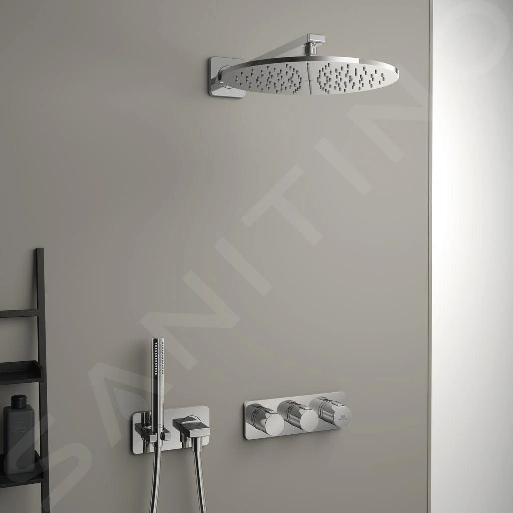 Ideal Standard Archimodule - Doucheset 300 Met Inbouwthermostaat, 1jet, Chroom A1549AA 3 Ideal Standard Archimodule - Doucheset 300 Met Inbouwthermostaat, 1jet, Chroom A1549AA - Afbeelding 3